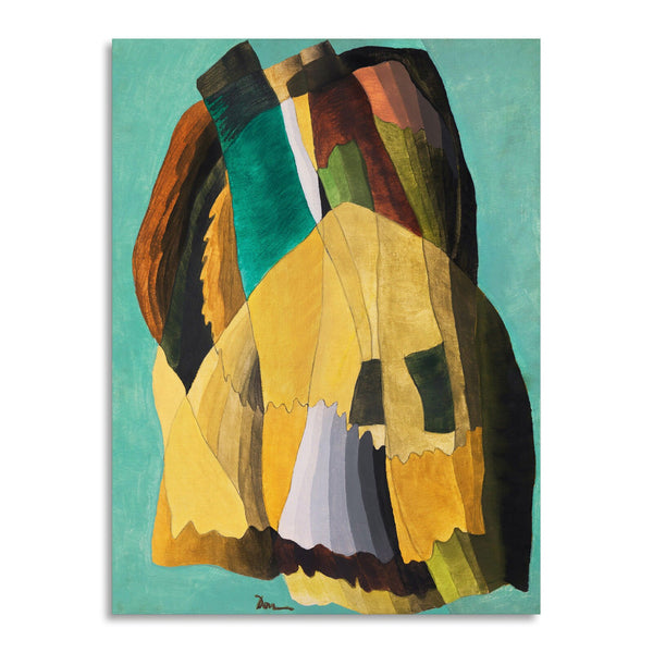 Quadro Stampa su Tela con Telaio in Legno Arthur Dove - Shore Road