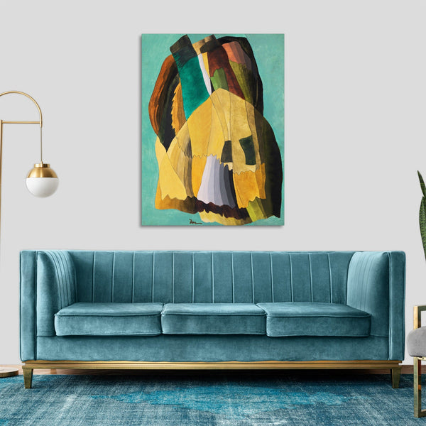 Quadro Stampa su Tela con Telaio in Legno Arthur Dove - Shore Road