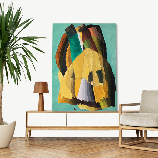 Quadro Stampa su Tela con Telaio in Legno Arthur Dove - Shore Road
