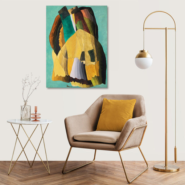 Quadro Stampa su Tela con Telaio in Legno Arthur Dove - Shore Road
