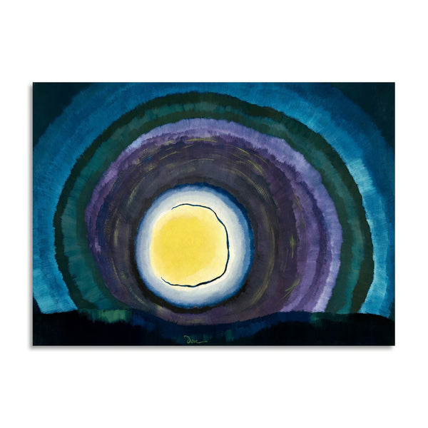 Quadro Stampa su Tela con Telaio in Legno Arthur Dove - Sunrise