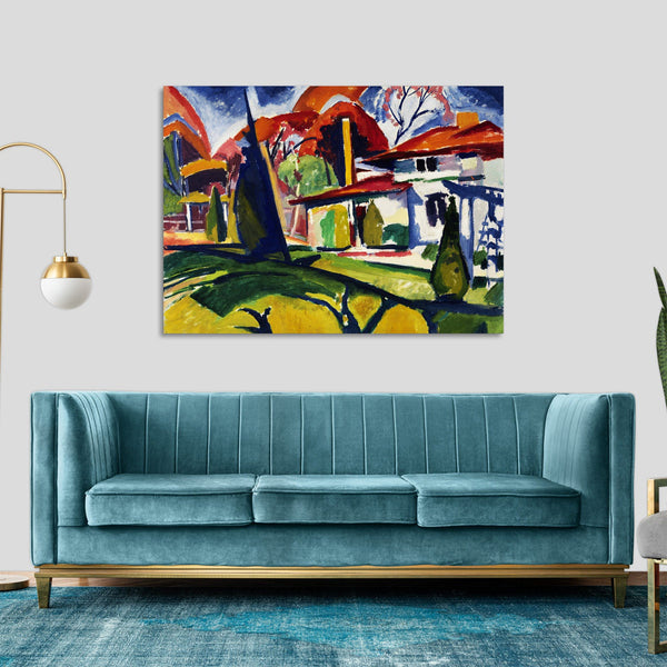 Quadro Stampa su Tela con Telaio in Legno Henry Lyman Sayen - Newman’s House