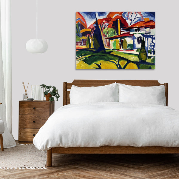 Quadro Stampa su Tela con Telaio in Legno Henry Lyman Sayen - Newman’s House