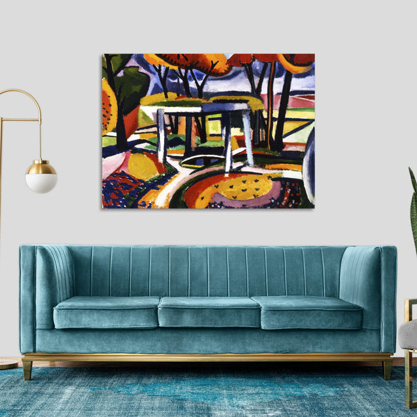 Quadro Stampa su Tela con Telaio in Legno Henry Lyman Sayen - Décor Slav