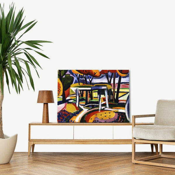 Quadro Stampa su Tela con Telaio in Legno Henry Lyman Sayen - Décor Slav