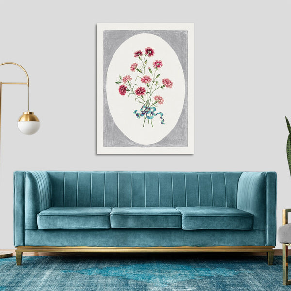 Quadro Stampa su Tela con Telaio in Legno John Edwards - India Pinks