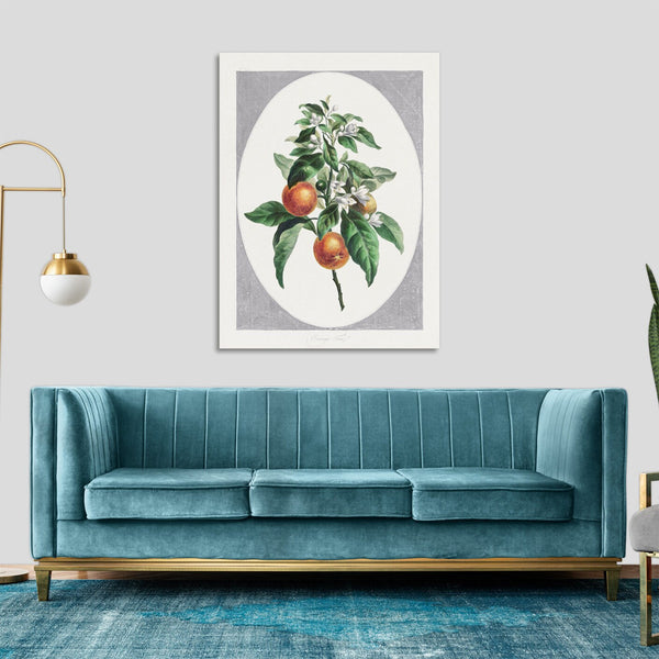 Quadro Stampa su Tela con Telaio in Legno John Edwards - Orange Tree