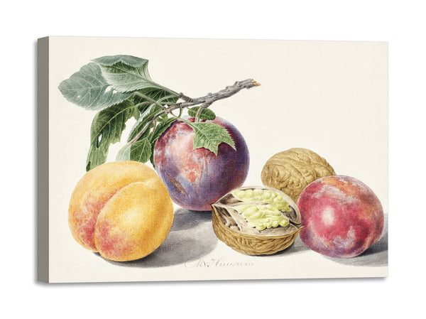Quadro Stampa su Tela con Telaio in Legno Michiel van Huysum - Fruits