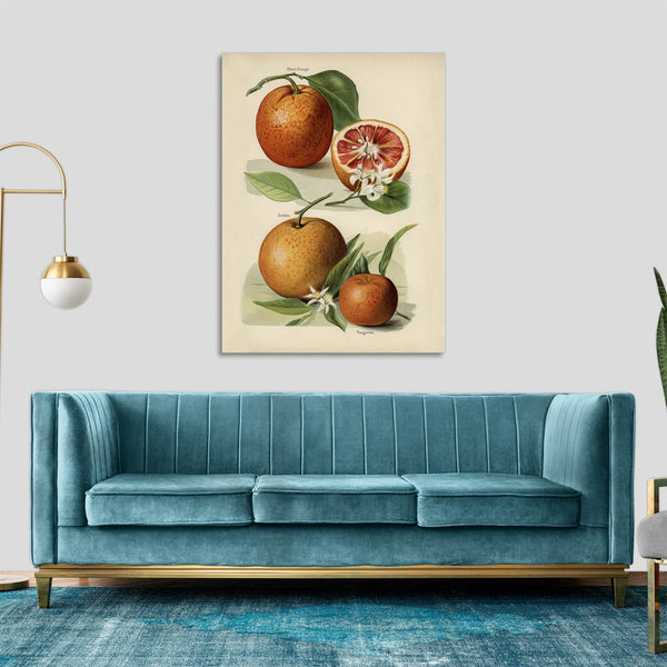 Quadro Stampa su Tela con Telaio in Legno John Wright - Orange