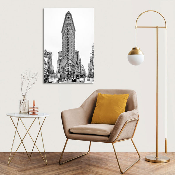 Quadro Stampa su Tela con Telaio in legno panorama new york