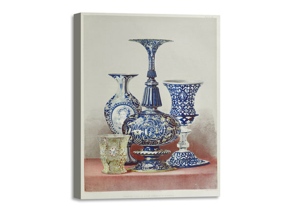 Quadro Stampa su Tela con Telaio in Legno Matthew Digby wyatt - Group of glass