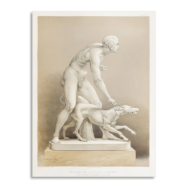 Quadro Stampa su Tela con Telaio in Legno Matthew Digby wyatt - The hunter