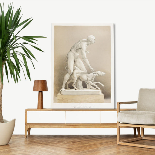 Quadro Stampa su Tela con Telaio in Legno Matthew Digby wyatt - The hunter