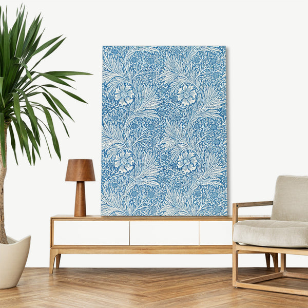 Quadro Stampa su Tela con Telaio in Legno William Morris - Marigold