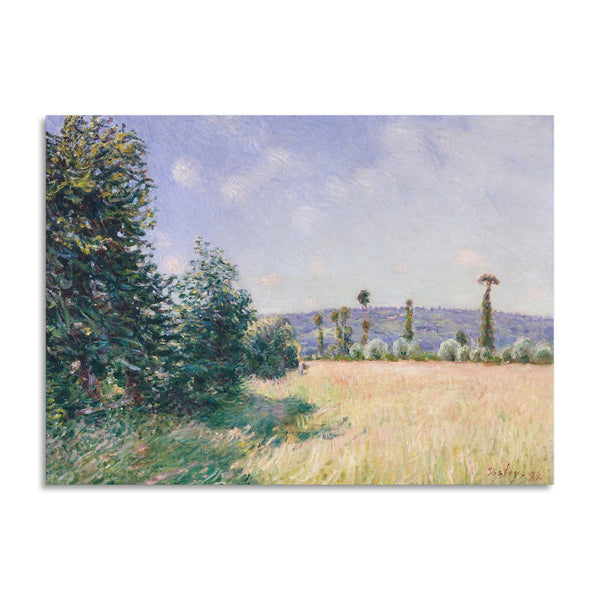 Quadro Stampa su Tela con Telaio in Legno Alfred Sisley - The Bridge at Villeneuve-la-Garenne