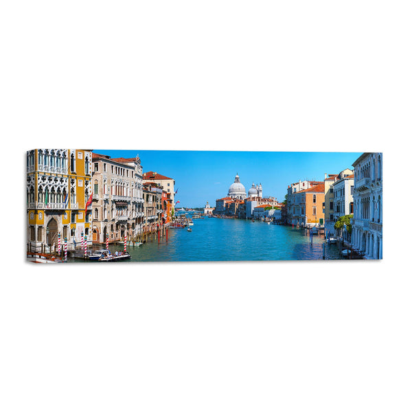 Quadro Stampa su Tela con Telaio in Legno paesaggio venezia