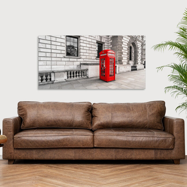 Quadro Stampa su Tela con Telaio in Legno paesaggio londra