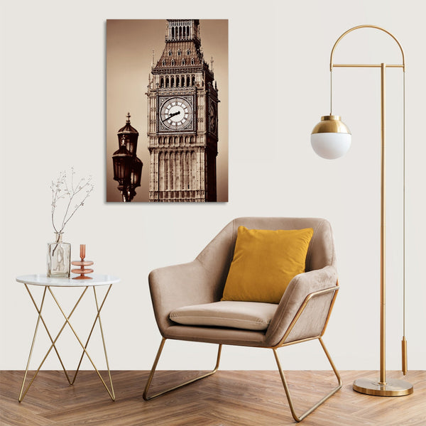 Quadro Stampa su Tela con Telaio in legno panorama londra