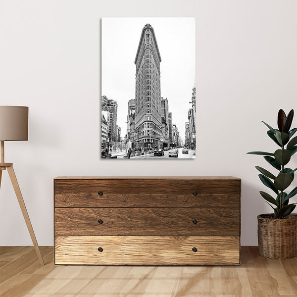 Quadro Stampa su Tela con Telaio in legno panorama new york