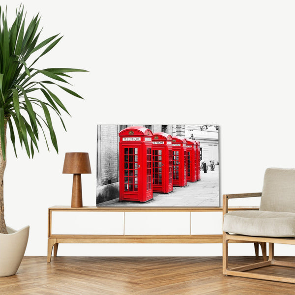 Quadro Stampa su Tela con Telaio in legno panorama londra