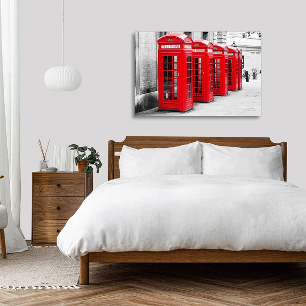 Quadro Stampa su Tela con Telaio in legno panorama londra