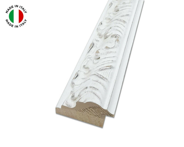 Cornice in Legno per Quadri Varie Misure bianco anticato