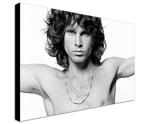 Jim Morrison - The Doors - Canvas Wall Art Framed Print - Various Sizes