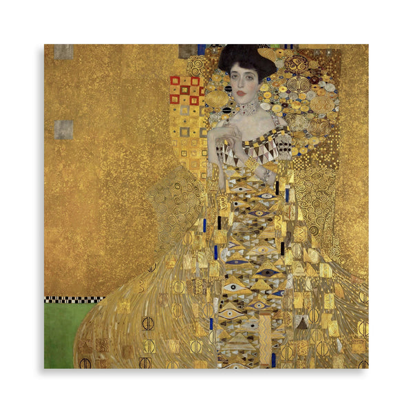 Quadro Stampa su Tela con Telaio in Legno Gustav Klimt - Portrait of Adele Bloch-Bauer