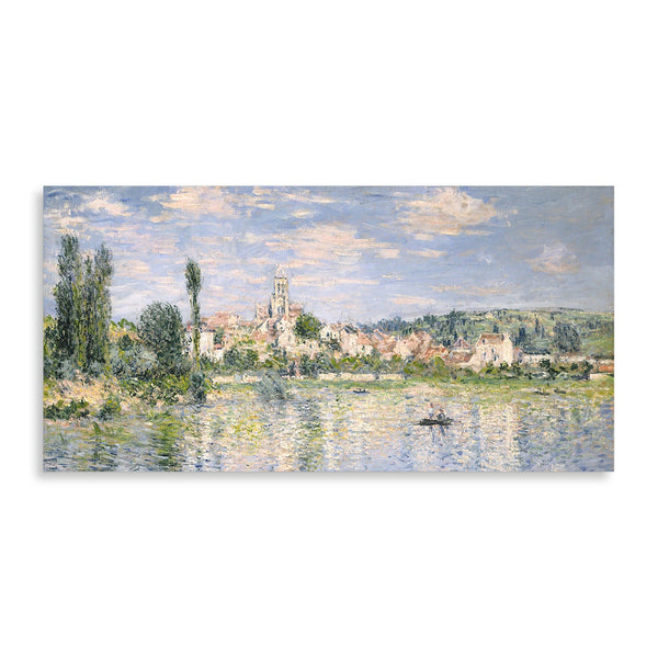 Quadro Stampa su Tela con Telaio in Legno Claude Monet - Vétheuil in Summer