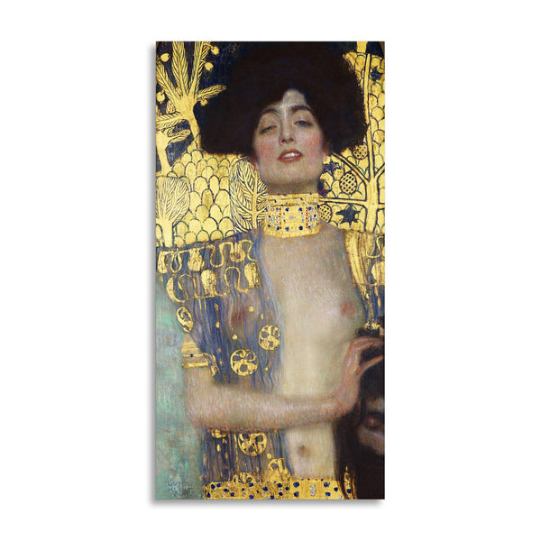 Quadro Stampa su Tela con Telaio in Legno Gustav Klimt - Judith and the Head of Holofernes