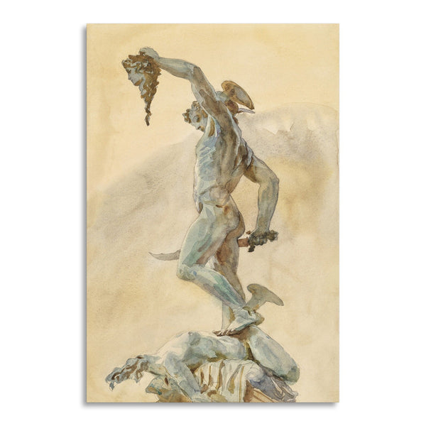 Quadro Stampa su Tela con Telaio in Legno John Singer Sargent - Sketch of Cellini’s Perseus