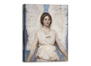 Quadro Stampa su Tela con Telaio in Legno Abbott Handerson Thayer - Angel