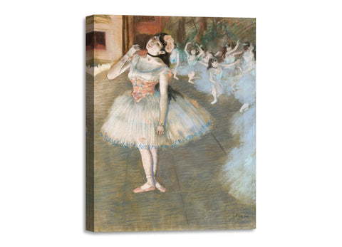 Quadro Stampa su Tela con Telaio in Legno Edgar Degas - The Star