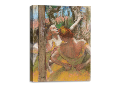 Quadro Stampa su Tela con Telaio in Legno Edgar Degas - Dancers