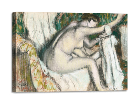 Quadro Stampa su Tela con Telaio in Legno Edgar Degas - Nude lady