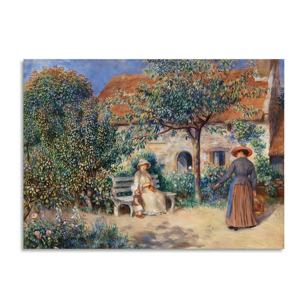 Quadro Stampa su Tela con Telaio in Legno Pierre-Auguste Renoir - In Brittany