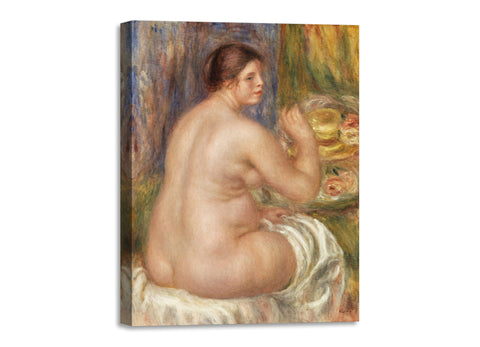 Quadro Stampa su Tela con Telaio in Legno Pierre-Auguste Renoir - Nude from the Back