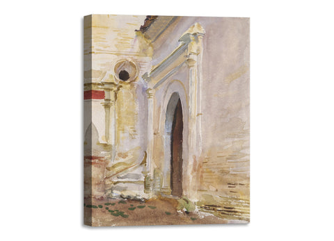 Quadro Stampa su Tela con Telaio in Legno John Singer Sargent - Arched Doorway