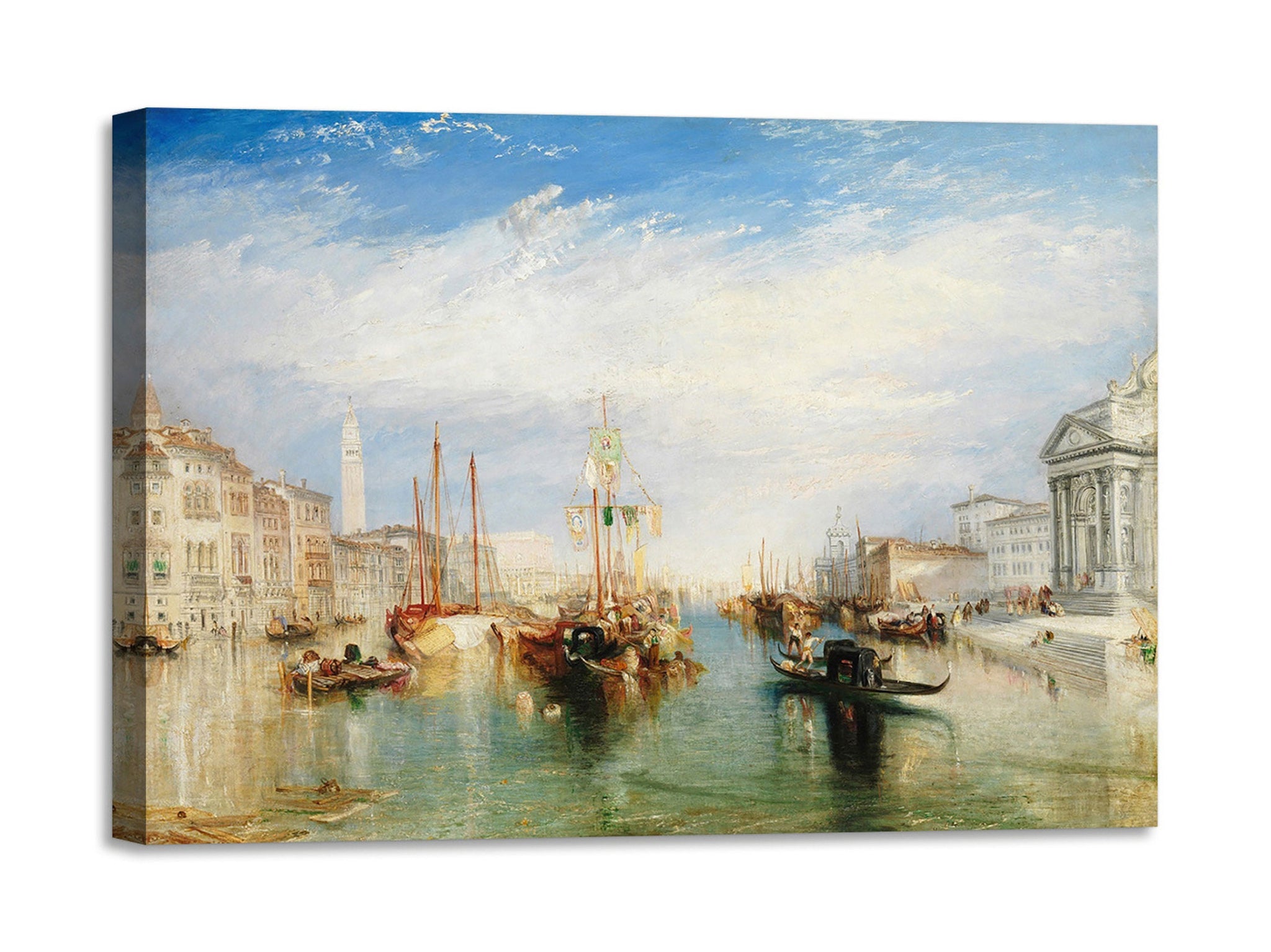 Quadro Stampa su Tela con Telaio in Legno William Turner - Venice