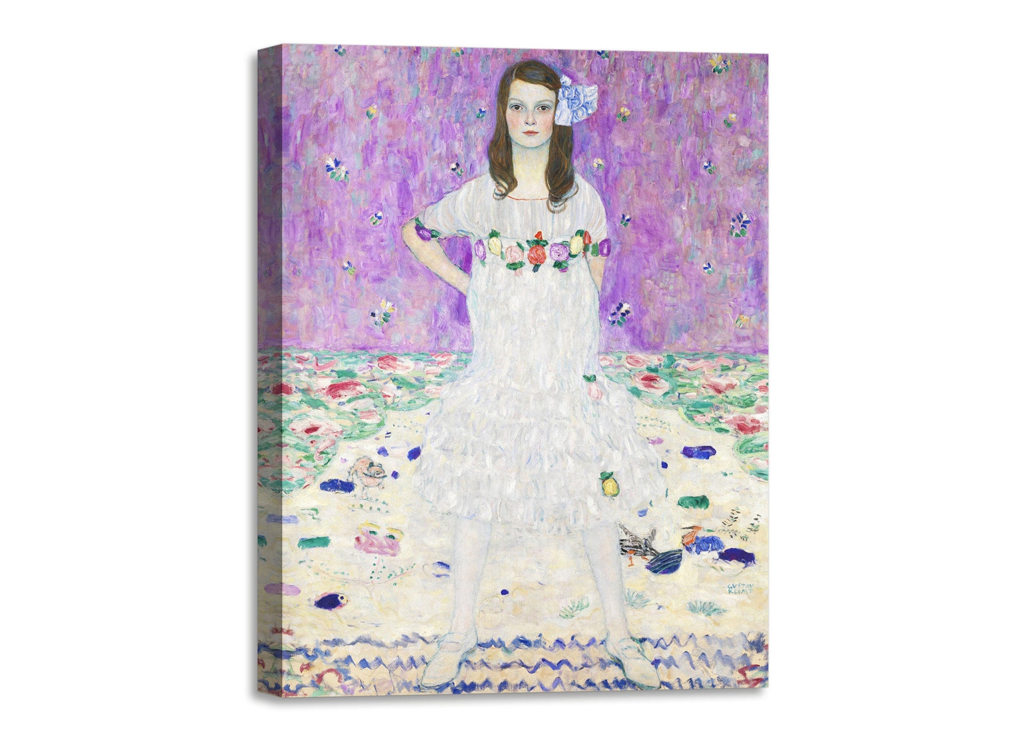 Quadro Stampa su Tela con Telaio in Legno Gustav Klimt - Mäda Primavesi