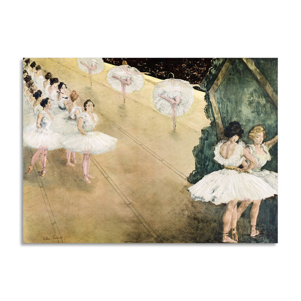 Quadro Stampa su Tela con Telaio in Legno Alexandre Lunois - Ballet Dancers