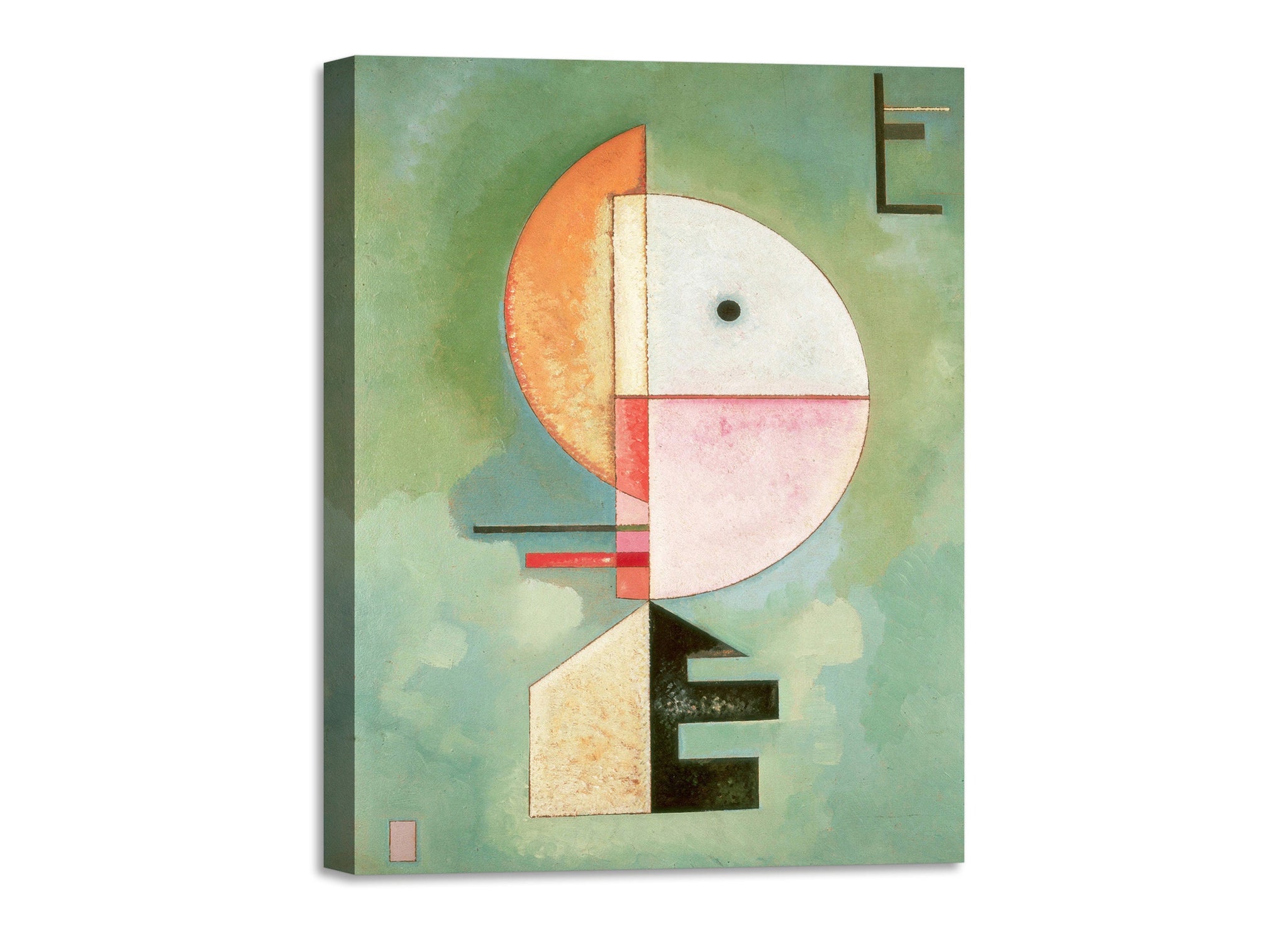 Quadro Stampa su Tela con Telaio in Legno Wassily Kandinsky - Upward