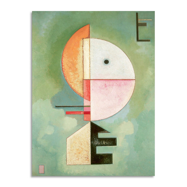 Quadro Stampa su Tela con Telaio in Legno Wassily Kandinsky - Upward