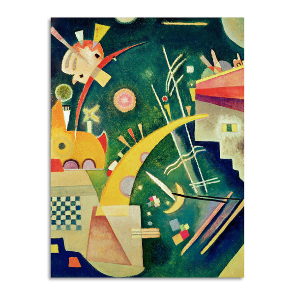 Quadro Stampa su Tela con Telaio in Legno Wassily Kandinsky - Hornform