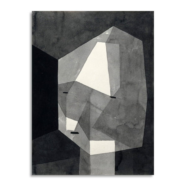 Quadro Stampa su Tela con Telaio in Legno Paul Klee - Rough-cut head sele