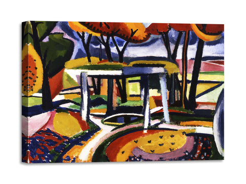 Quadro Stampa su Tela con Telaio in Legno Henry Lyman Sayen - Décor Slav