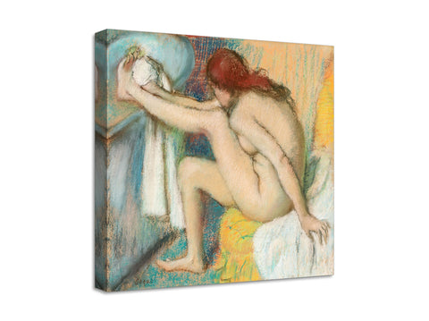 Quadro Stampa su Tela con Telaio in Legno Edgar Degas - Naked lady