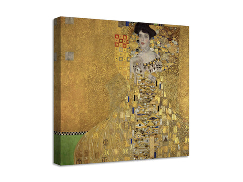 Quadro Stampa su Tela con Telaio in Legno Gustav Klimt - Portrait of Adele Bloch-Bauer