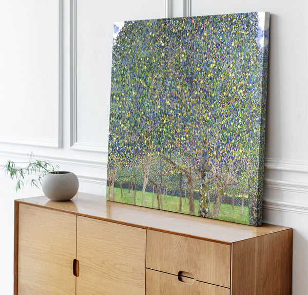 Quadro Stampa su Tela con Telaio in Legno Gustav Klimt - Pear Tree