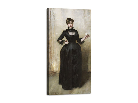 Quadro Stampa su Tela con Telaio in Legno John Singer Sargent - Lady with the Rose